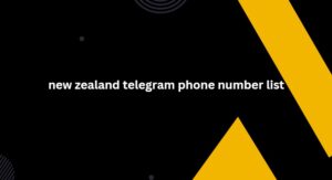 new zealand telegram phone number list