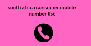 south africa consumer mobile number list