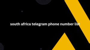 south africa telegram phone number list