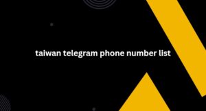 taiwan telegram phone number list