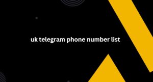 uk telegram phone number list