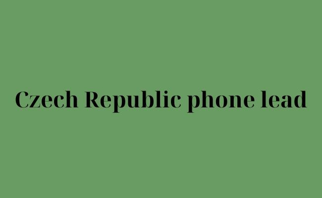 Czech Republic phone lead