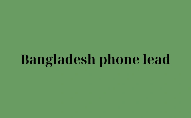 Bangladesh phone lead