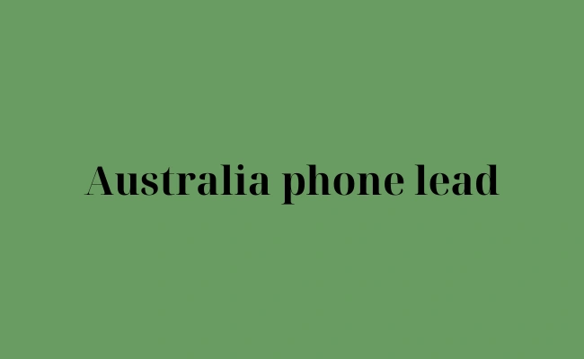 Australia phone lead