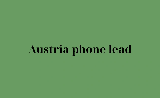 Austria phone lead