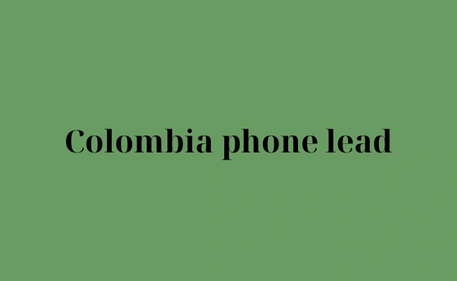 Colombia phone lead