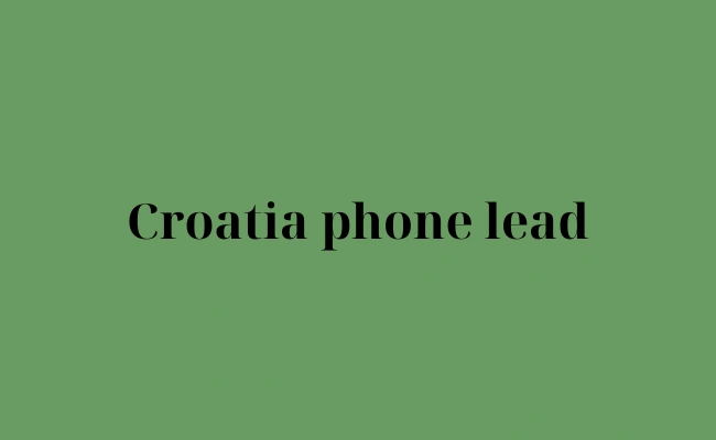 Croatia phone lead