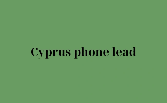 Cyprus phone lead